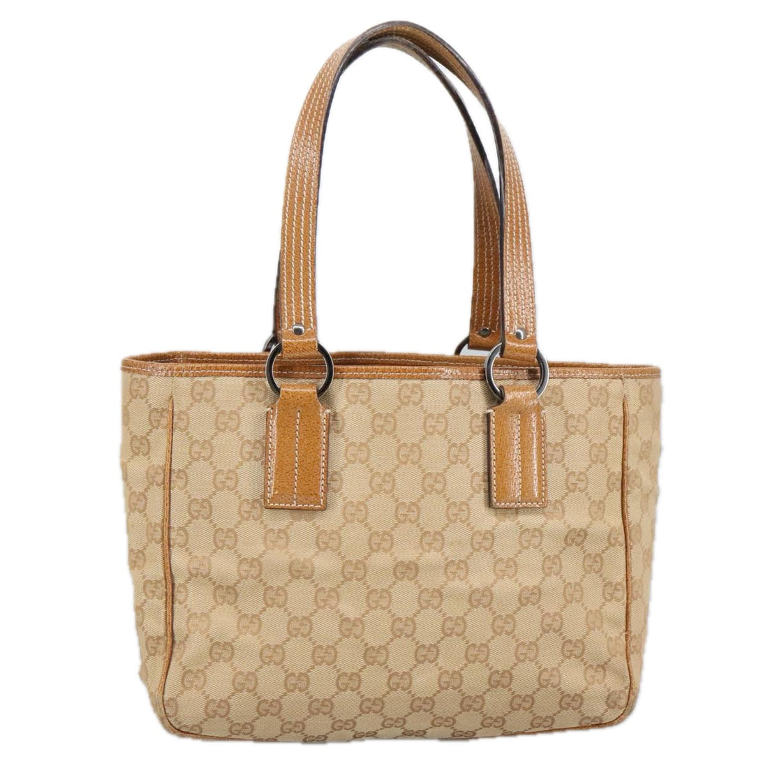GG Canvas Tote Bag BeigeBrown