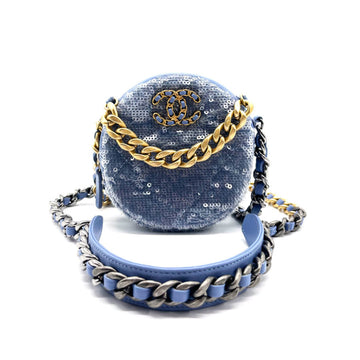 Sequin Mini Round Bag A94766