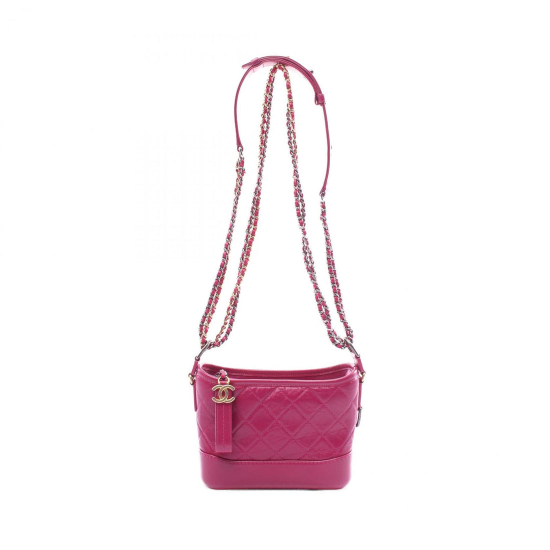 Small Quilted Leather Bucket Bag