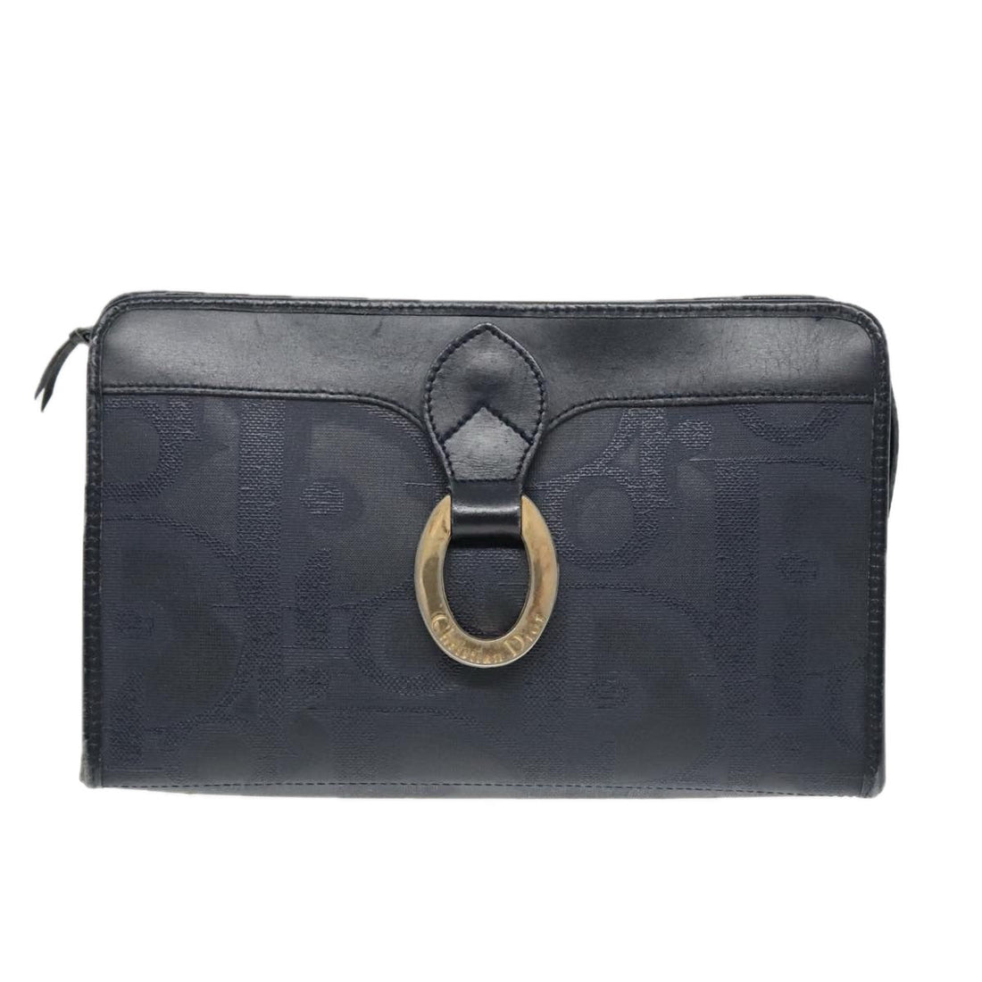 Vintage Dior Clutch Navy Blue