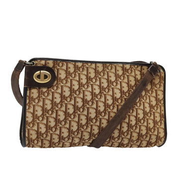 Vintage Dior Oblique Canvas Shoulder Bag