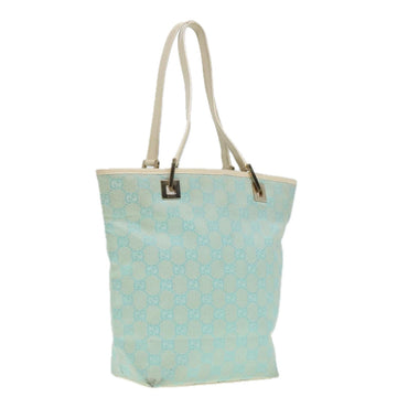 GG Plus Tote Light Blue Canvas Tote
