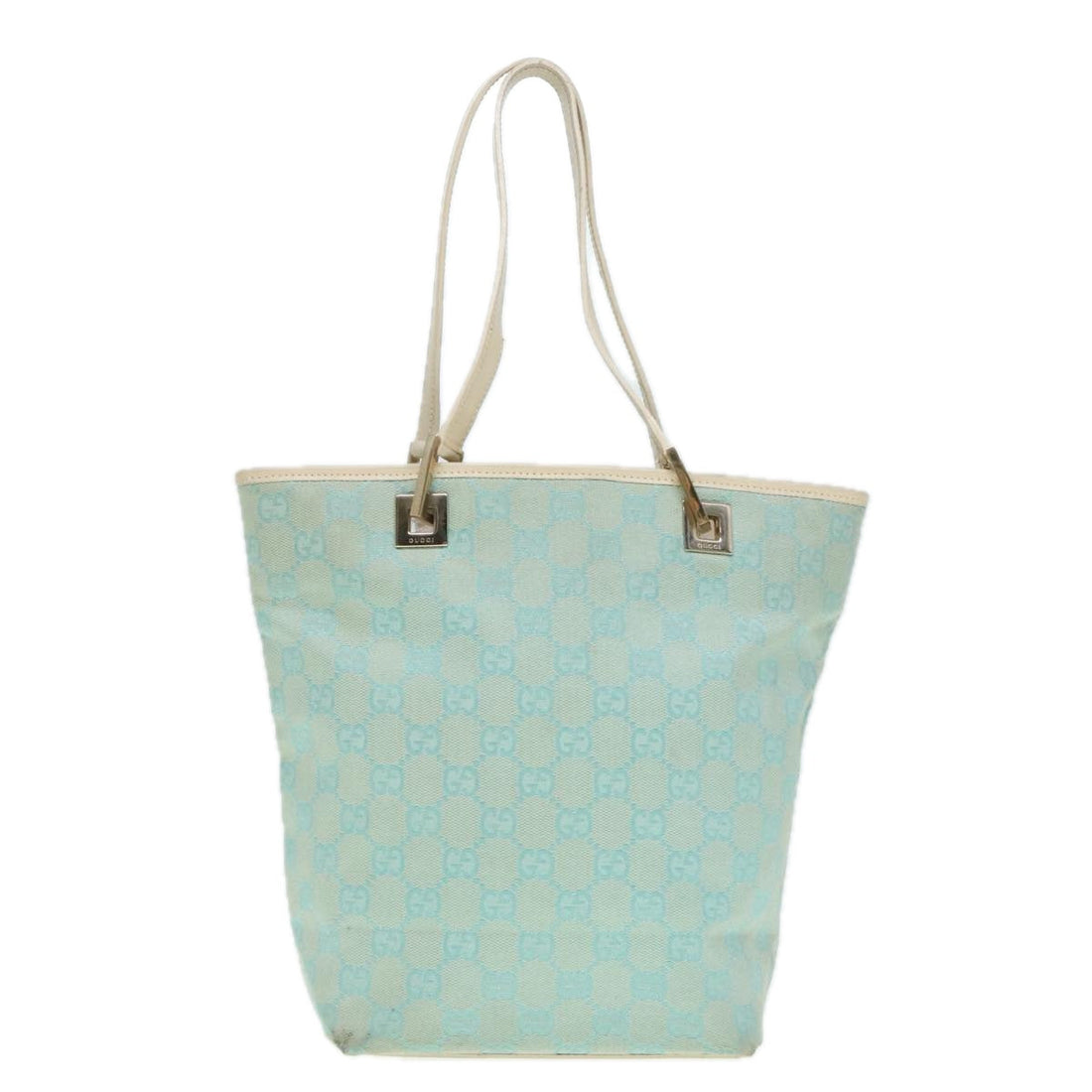 GG Plus Tote Light Blue Canvas Tote