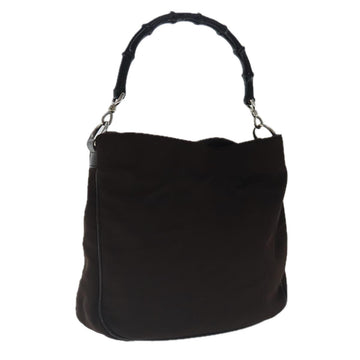 Bamboo Shopper Tote  Brown Canvas