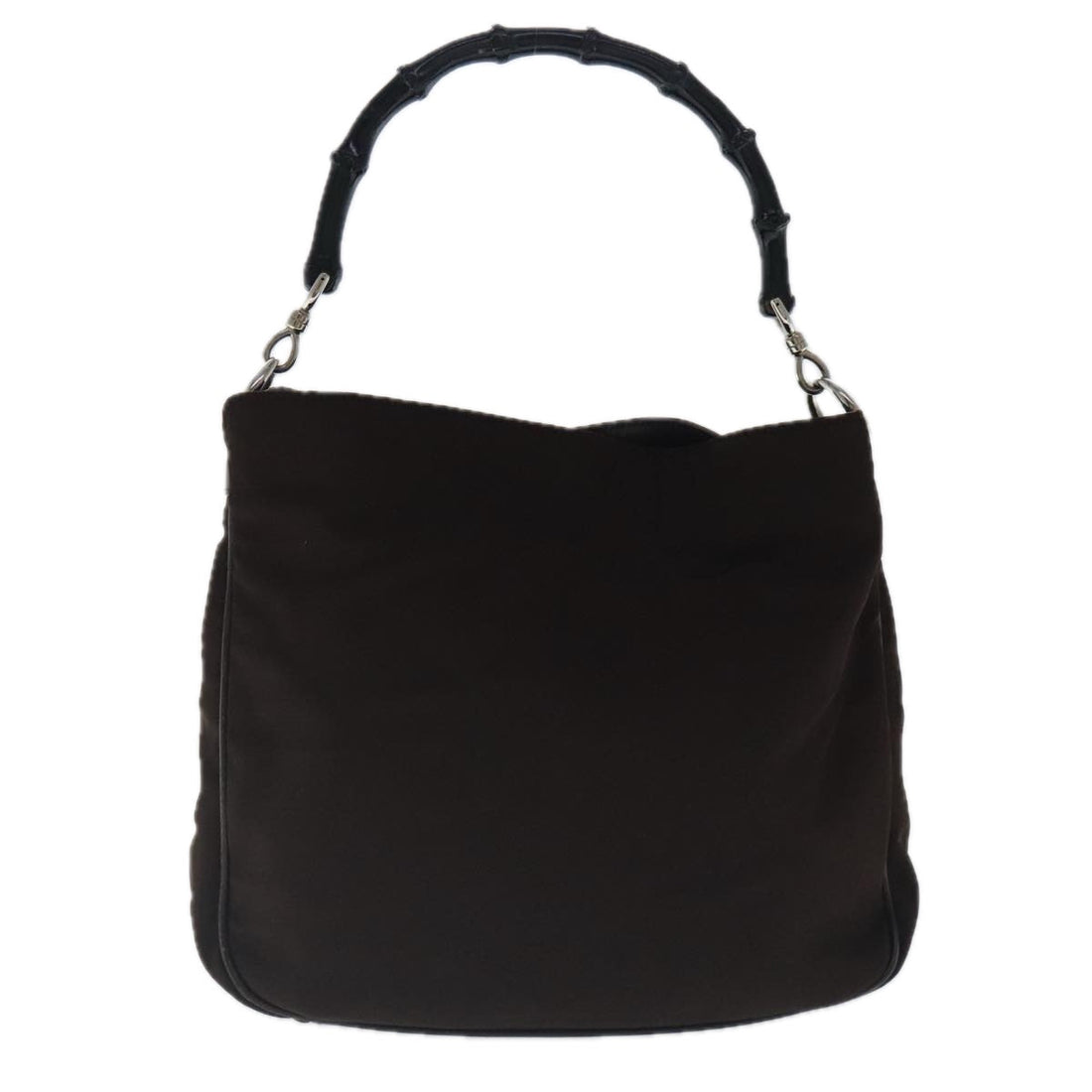 Bamboo Shopper Tote  Brown Canvas