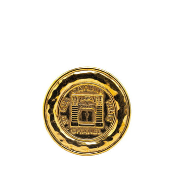 Vintage Chanel Coin Brooch Rue Cambon