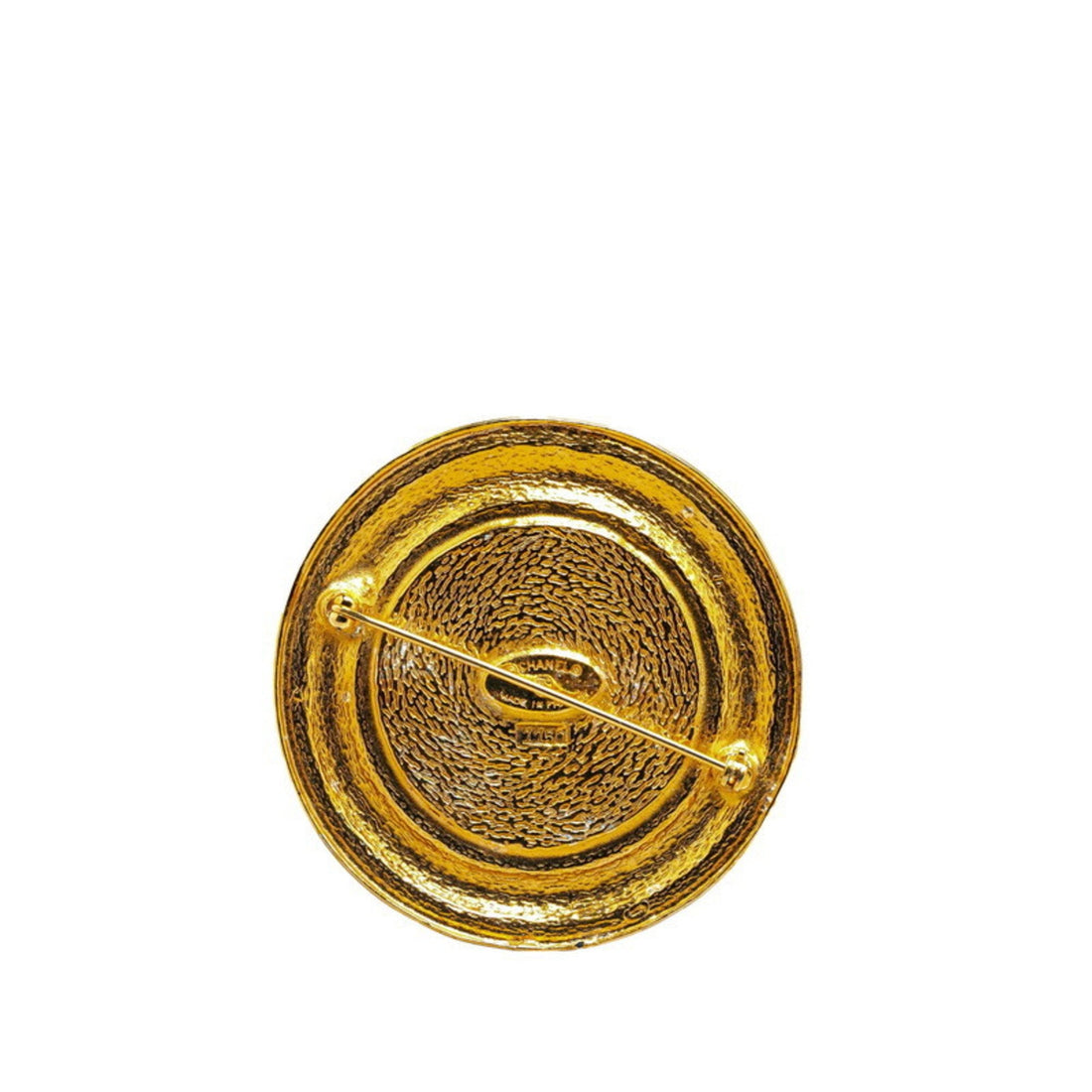 Vintage Chanel Coin Brooch Rue Cambon