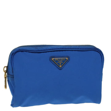 Prada Clutch Nylon Zipper Pouch