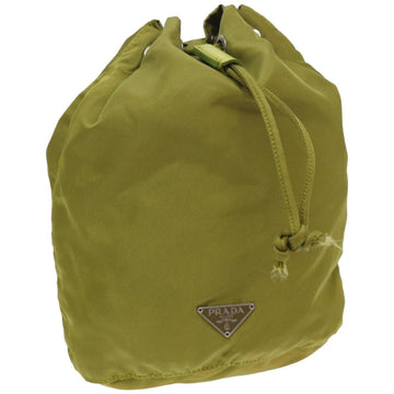 Drawstring Bucket BagNylonOlive Green