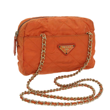 Quilted Chain Bag Orange Style