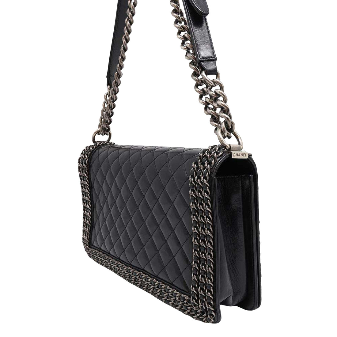 Boy Chain Bag Quilted Lambskin Leather