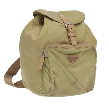 Drawstring Nylon Backpack Casual Olive Backpack