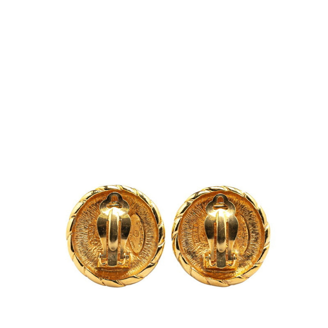 CC Logo Gold Earrings