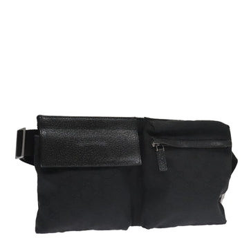 GG Canvas Belt Bag Black