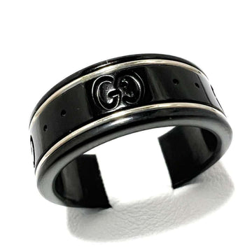 Black Resin Ring GG Logo Model