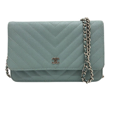 Chanel Wallet on Chain Chevron Quilted