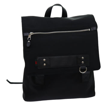 GG canvas backpack Black
