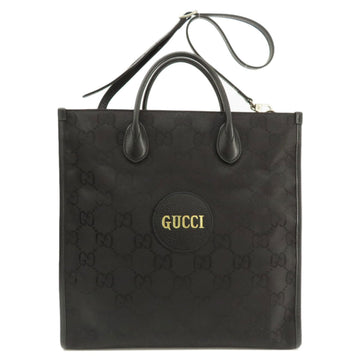 GG Supreme Tote Black Leather Trim
