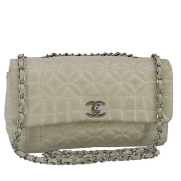 Chanel Quilted Shoulder Bag Beige