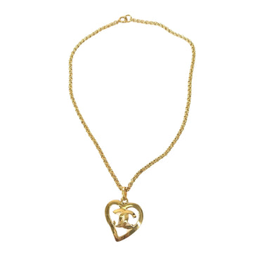 Heart Pendant Necklace Gold Chain