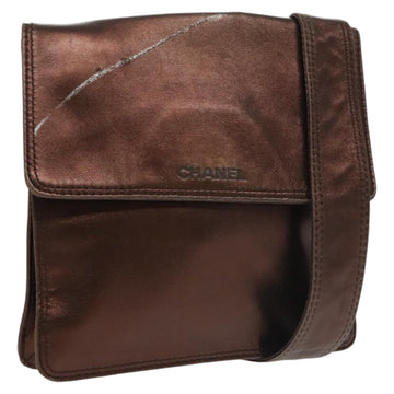 Bronze Leather Shoulder Bag
