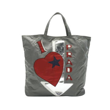 Prada Tote Bag I Love Prada Nylon Tote