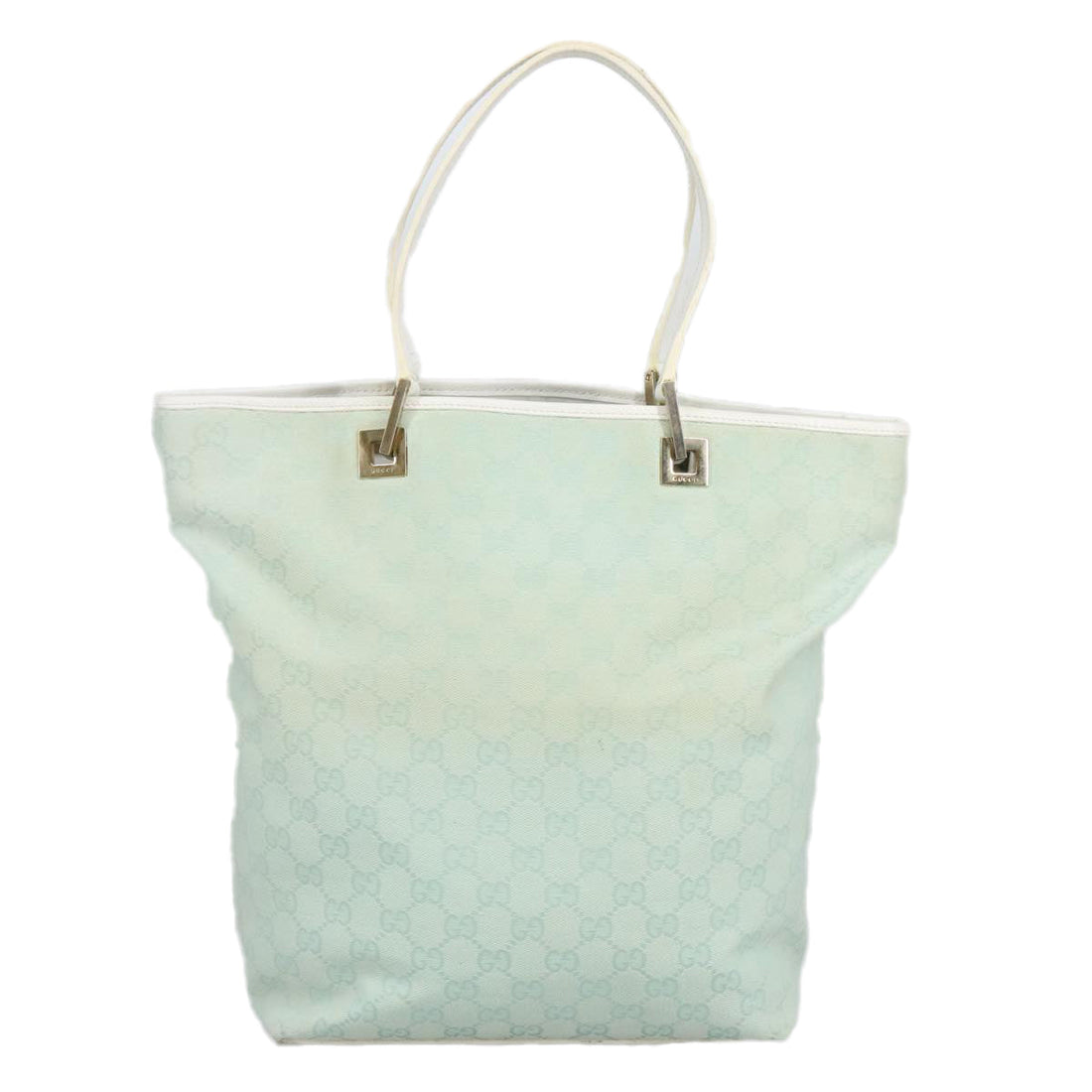 GG Canvas Tote Light Green Style