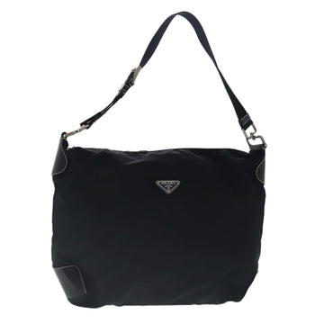 Nylon Shoulder Bag Black