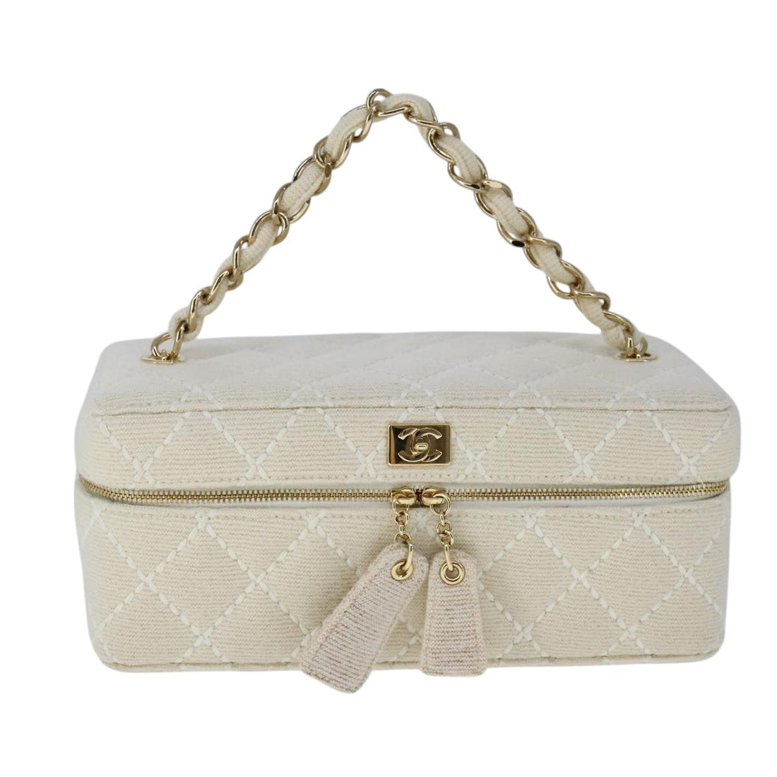Vanity Canvas Bag with Dust Bag and Guarantee Card