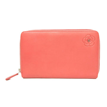Camellia Leather Wallet in Excellent Condition