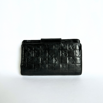 Chanel Large Black Wallet in Lambskin Leather