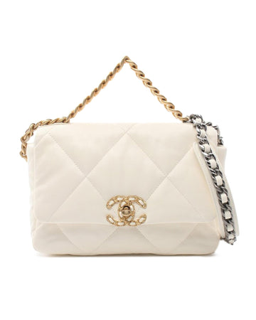 Chanel 22 Medium Off White Flap Bag