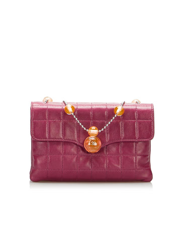 Quilted Lambskin Shoulder Bag Classic Flap