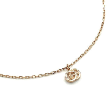 Double G Rose Gold Necklace with Case and Dust Bag