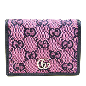 Canvas Marmont Wallet with Good Condition and Slight Imperfections