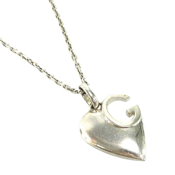 Heart Pendant Silver Necklace