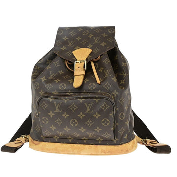Louis Vuitton Montsouris Gm  Canvas Backpack Bag ()