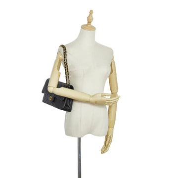 Chanel Classic Double Flap Medium Black Lambskin Gold