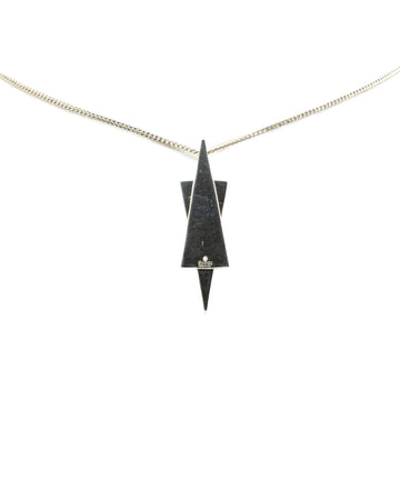 Sterling Silver Star of David Necklace with Lobster Claw Clasp