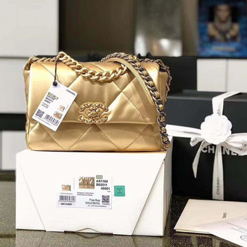 Makersluxe 19 Flap Bag Gold CHL - 741