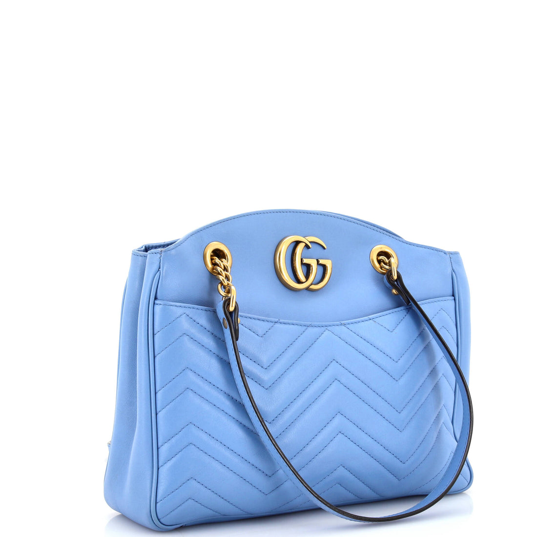 GG Marmont Chain Tote Matelasse Leather Medium