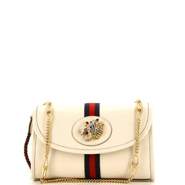 Rajah Web Chain Shoulder Bag Leather Small