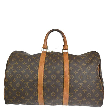 Louis Vuitton Keepall 45  Canvas Tote Bag ()