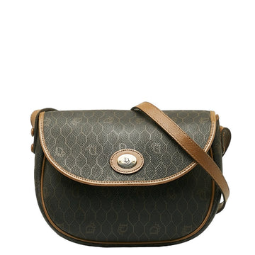 Dior Dior PVC/Leather Brown Shoulder Bag Ladies Paris