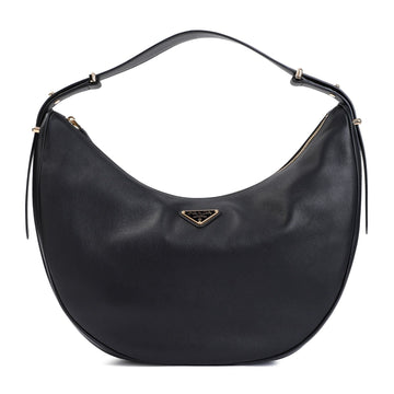 PRADA Luxury 100% Leather Shoulder Handbag - W:39CM H:26CM D:8CM