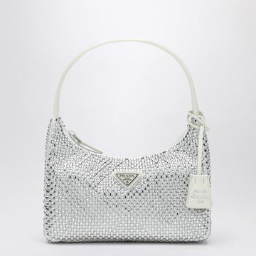 PRADA Re-Edition Mini Handbag with Crystals