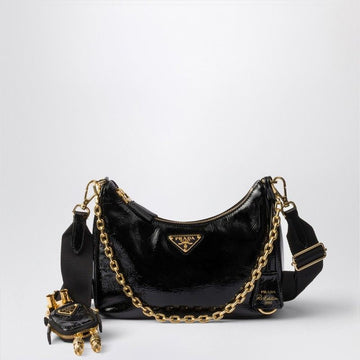 PRADA Mini Patent Naplak Handbag
