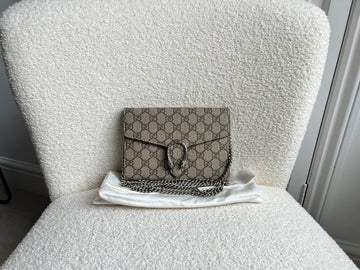 Gucci Dionysus GG Supreme Chain Wallet (RRP £1250)
