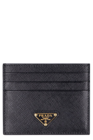 PRADA Brown Leather Cardholder for Women - SS24