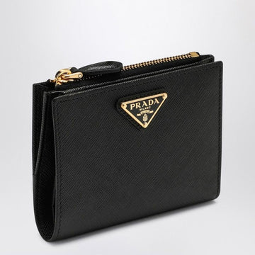 PRADA Mini Luxe Saffiano Leather Wallet
